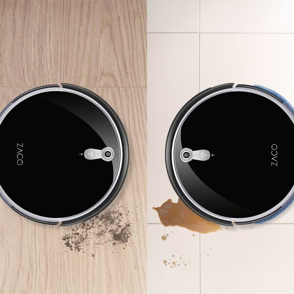 ZACO A8s Staubsaugerroboter mit Wischfunktion | schwarz 5