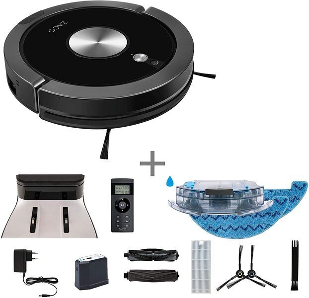 ZACO A9s Staubsaugerroboter mit Wischfunktion | schwarz 4