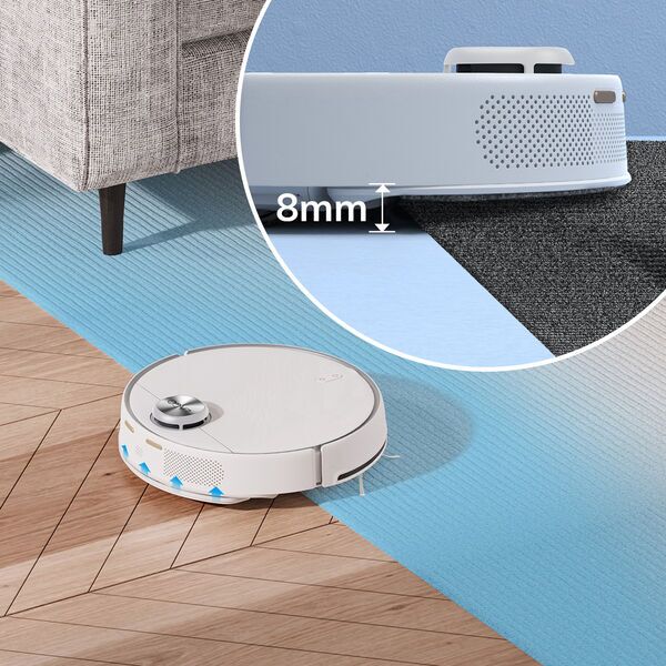 ZACO M1S Robot vacuum cleaner with wiping function and washing station | white 4