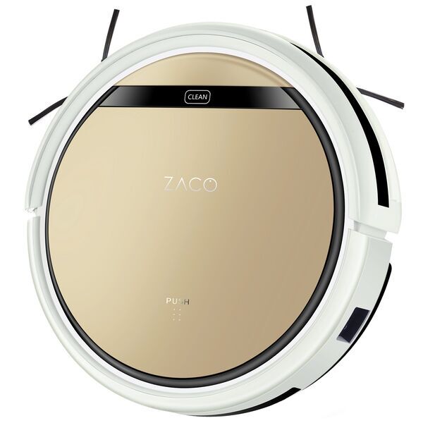 ZACO V5sPro Staubsaugerroboter mit Wischfunktion | gold/weiß