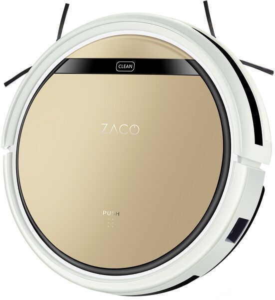 ZACO V5sPro Robot vacuum cleaner with mopping function | gold/white