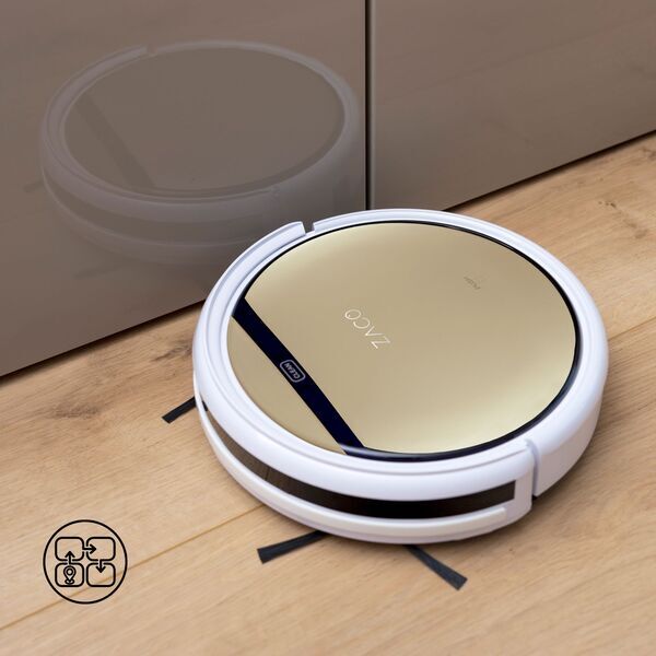 ZACO V5sPro Robotdammsugare med moppningsfunktion | guld/vit 4