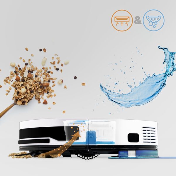 ZACO V6 Robot aspirapolvere con funzione tergicristallo | Passion Rose 3