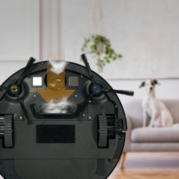 ZACO V6 Robot aspirapolvere con funzione tergicristallo | Passion Rose 4