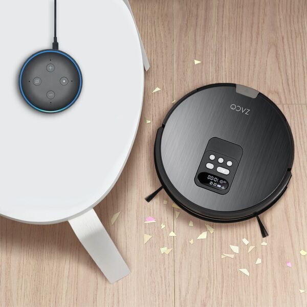 ZACO V85 Robot aspirateur avec fonction d'essuyage | gris 3