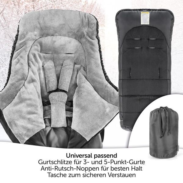 Zamboo Thermo Fußsack Comfort | black 3