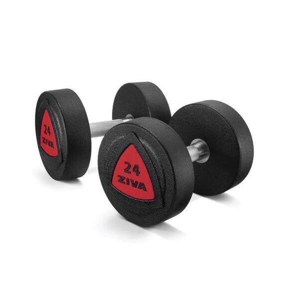 ZIVA Urethane Dumbbell Set | 10 - 50 Kg | black 1