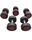 ZIVA Urethane Dumbbell Set | 10 - 50 Kg | black thumbnail 2/2