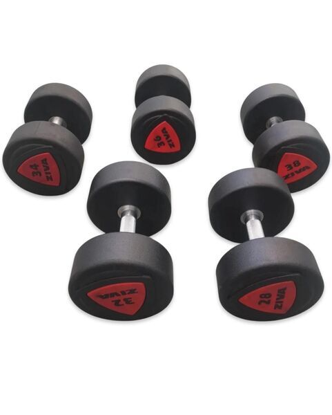 ZIVA Urethane Dumbbell Set | 10 - 50 Kg | black 2
