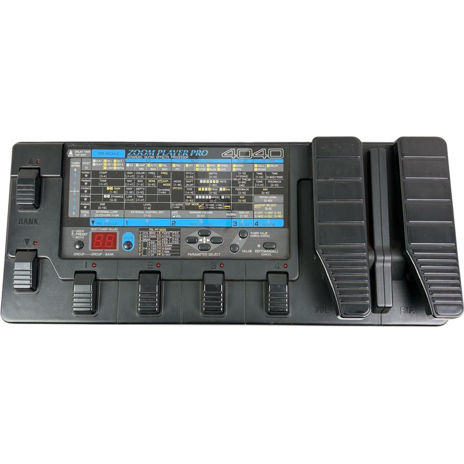 Zoom Player Pro 4040 Effectpedaal | Origineel