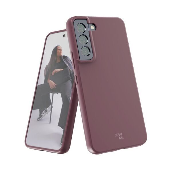 Zero Waste Movement -kasvipohjainen puhelimen suojakuori | Samsung Galaxy S22 Plus | Burgundy Purple 1