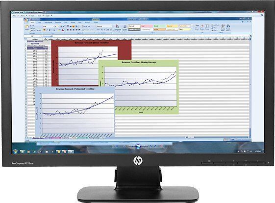 HP ProDisplay P222va | 21.5" | schwarz 1