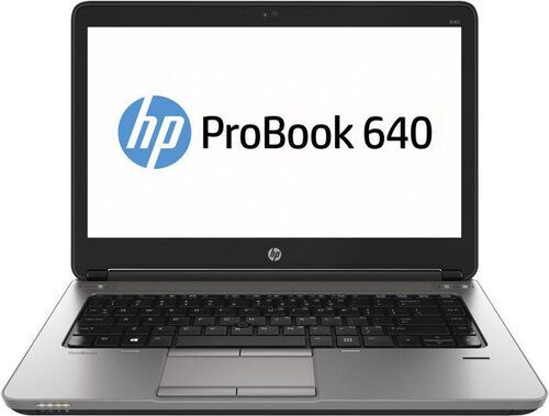 Som Ny: HP ProBook 640 G1 | i5-4310M | 14" | 8 GB | 256 GB SSD | HD+ | FP | DVD-RW | Win 10 Pro | DE