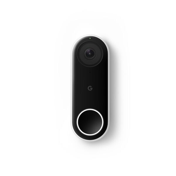 Google Nest Doorbell (s kabelem) | černá/bílá