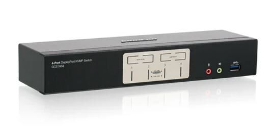 Iogear 4-Port DisplayPort 1.2 KVMP Switch | black 1