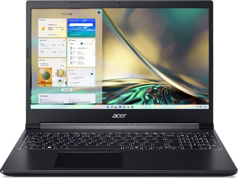 Acer Aspire 7 A715-43G | Ryzen 5 5625U | 15.6" | 16 GB | 512 GB SSD | FP | Win 11 Home | DE 1