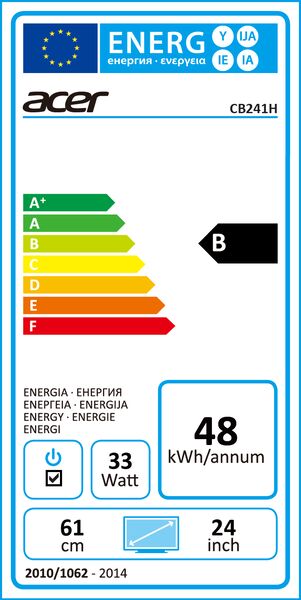 Acer CB241H | 24" | czarny 3