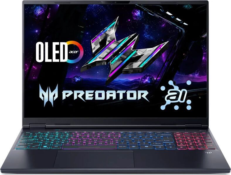 Acer Predator Helios Neo 16S AI OLED PHN16S-71 | Core Ultra 9 275HX | 16" | 16 GB | 120 GB SSD | WQXGA | Backlit keyboard | RTX 5070 Ti | Win 11 Home | IT 1