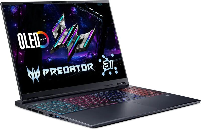 Acer Predator Helios Neo 16S AI OLED PHN16S-71 | Core Ultra 9 275HX | 16" | 16 GB | 120 GB SSD | WQXGA | Backlit keyboard | RTX 5070 Ti | Win 11 Home | IT 2