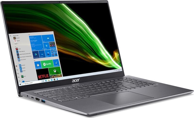 Acer Swift X SFX16-51G | i7-11390H | 16.1" | 16 GB | 512 GB SSD | RTX 3050 | Win 11 Home | UK 2