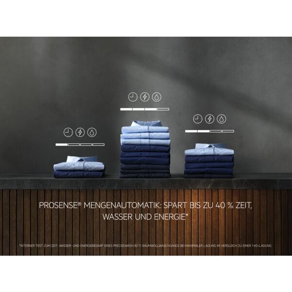 AEG 7000 ProSteam® LR7B60680 Frontlader Waschmaschine 8 kg | weiß/schwarz 4