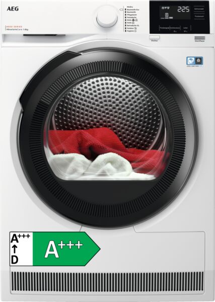 AEG 8000 AbsoluteCare® Sèche-linge à pompe à chaleur | blanc/noir