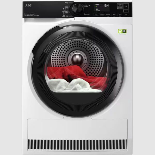 AEG 9000 AbsoluteCare TR9H83AAY clothes dryer 8 kg | 24-month manufacturer's warranty | white/black, image 1 of 5