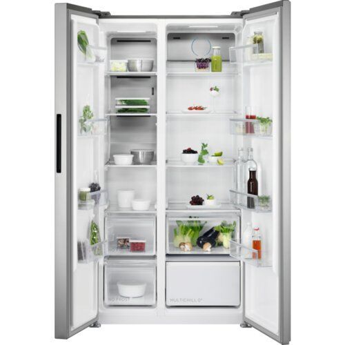 AEG 9000 MultiChill 0° RXB659E6NU Side-by-Side Refrigerator/freezer combination | gray 1