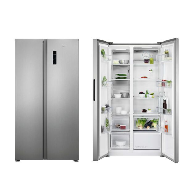 AEG 9000 MultiChill 0° RXB659E6NU Side-by-Side Jääkaappi-pakastinyhdistelmä | harmaa 3