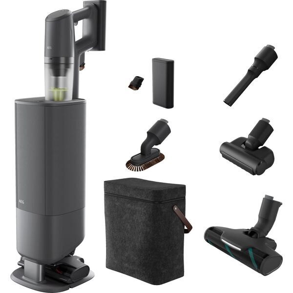 AEG AP83A25XNX Ultimate 8000 Akku-Handstaubsauger inkl. Absaugstation | grau, image 1 of 1