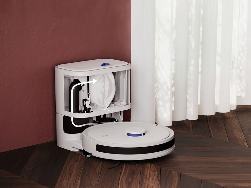AEG AR71UW2SW 7000 Staubsaugerroboter mit Wischfunktion inkl. Absaugstation | Shell White 5