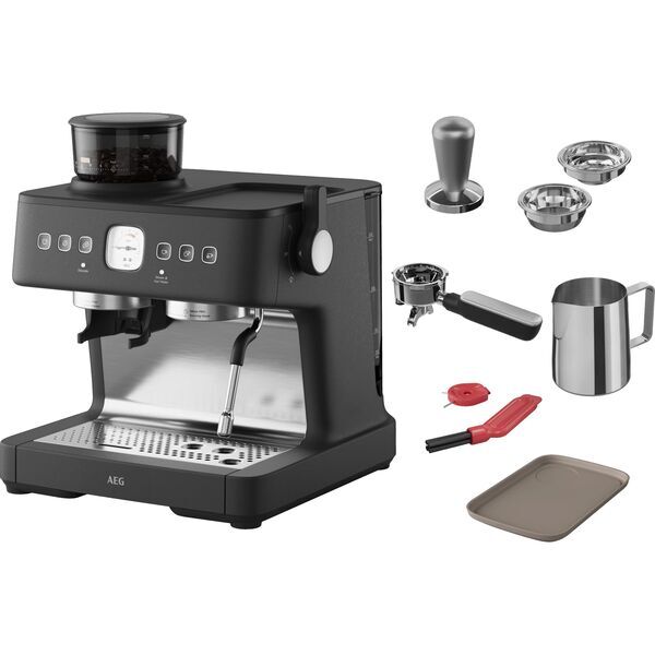 AEG EC8-1-8BP 8000 Espressomaskin | svart/silver, image 1 of 1