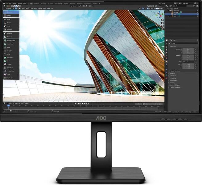 AOC 24P2C | 23.8" | Černý, image 2 of 5