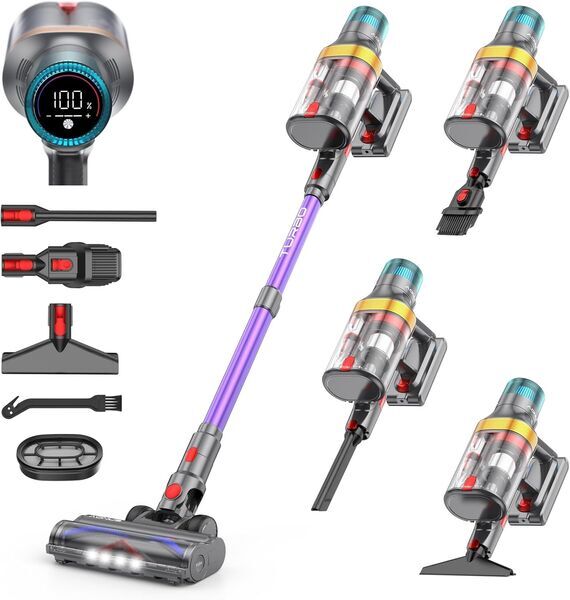 Aonus A9 Max Battery hand vacuum cleaner | purple, image 1 of 1