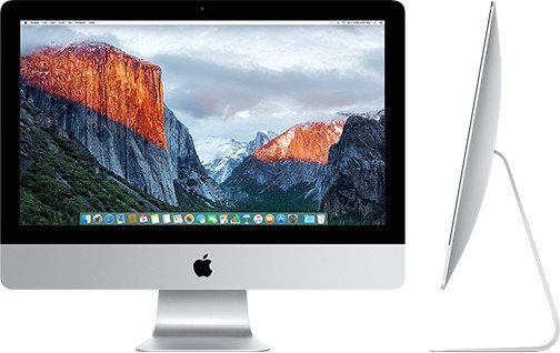 Apple iMac 2017, 21.5, i5-7360U, 8 GB, 1 TB HDD, US, 466 €