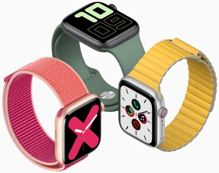 Apple Watch Series 5 (2019) | 44 mm | Aluminium | GPS | srebrny | Pasek sportowy w kolorze głębokiego granatu 2