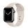 Apple Watch Series 7 Rustfrit stål 41 mm (2021) | GPS + Cellular | grafit | Sportsrem Midnatsblå thumbnail 3/3