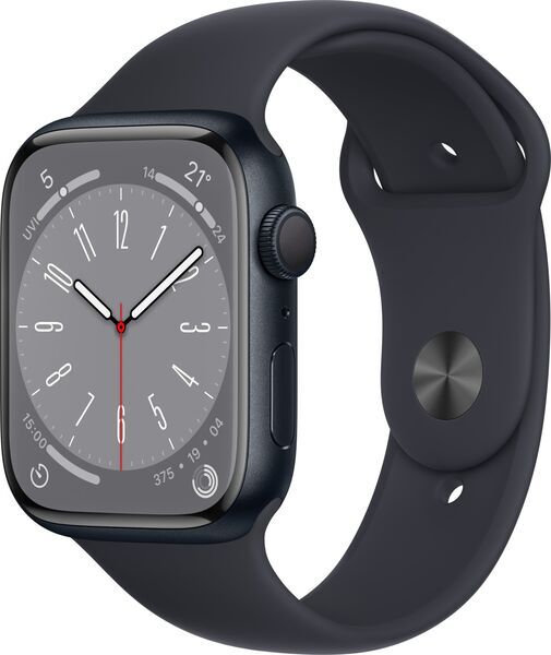 Apple Watch Series 8 Aluminium 45 mm (2022) | GPS | Polarstern | Sport Loop Polarstern S/M 1