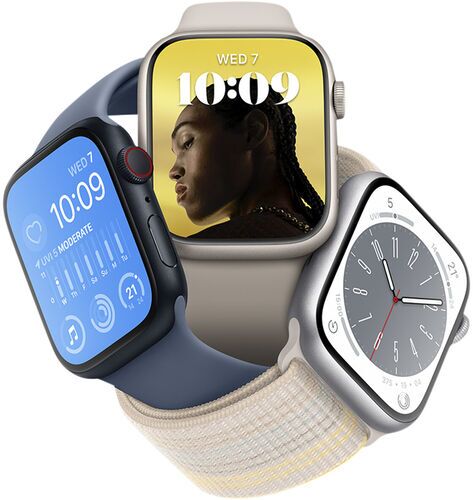 Apple Watch Series 8 Rostfritt stål 45 mm (2022)