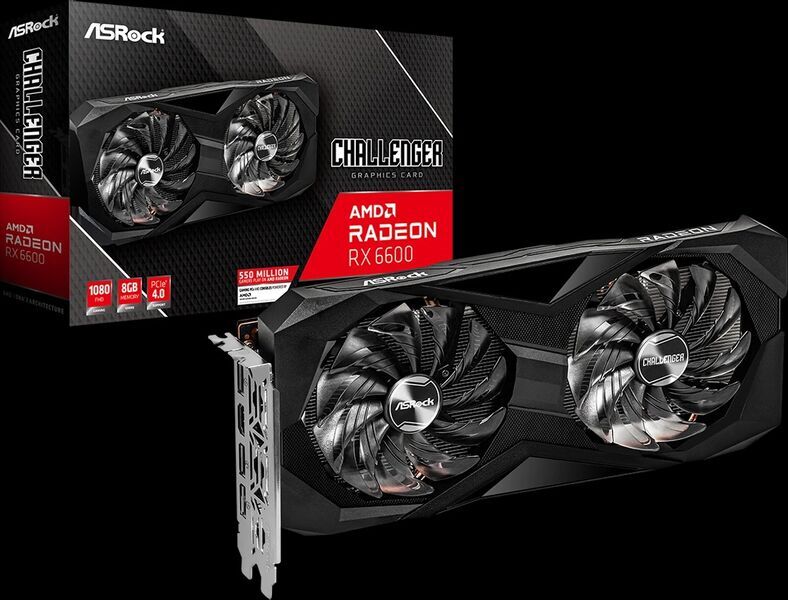 ASRock Radeon RX 6600 CLD | 8 GB GDDR6 5