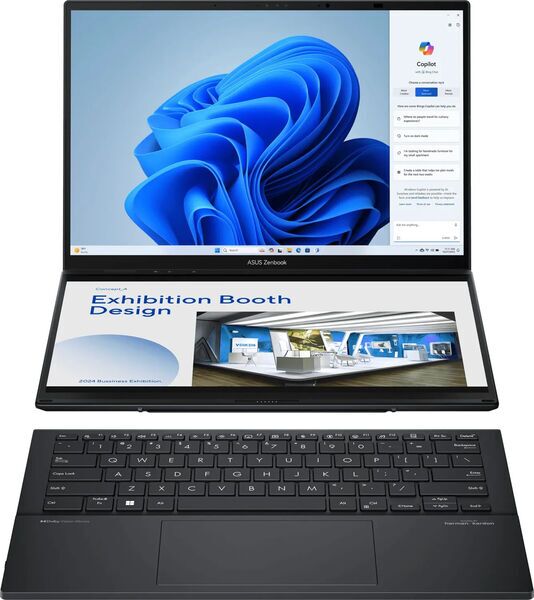 ASUS ZenBook Pro 14 Duo OLED UX8406MA | Core Ultra 9 185H | 14.5" | 32 GB | 2 TB SSD | FP | 2880 x 1800 | Win 11 Home | AR 1