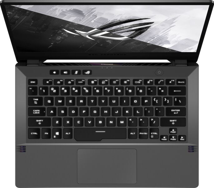 ASUS ROG Zephyrus G14 GA401QC | Ryzen 9 5900HS | 14" | 16 GB | 512 GB SSD | FP | Kamera internetowa | Win 11 Home | DE 2
