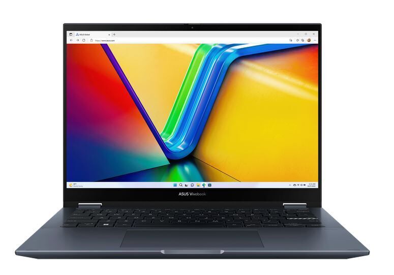 ASUS Vivobook S 14 Flip OLED TN3402 | Ryzen 5 5600H | 14" | 16 GB | 512 GB SSD | podsvícená klávesnice | Win 11 Home | modrá | CH 3