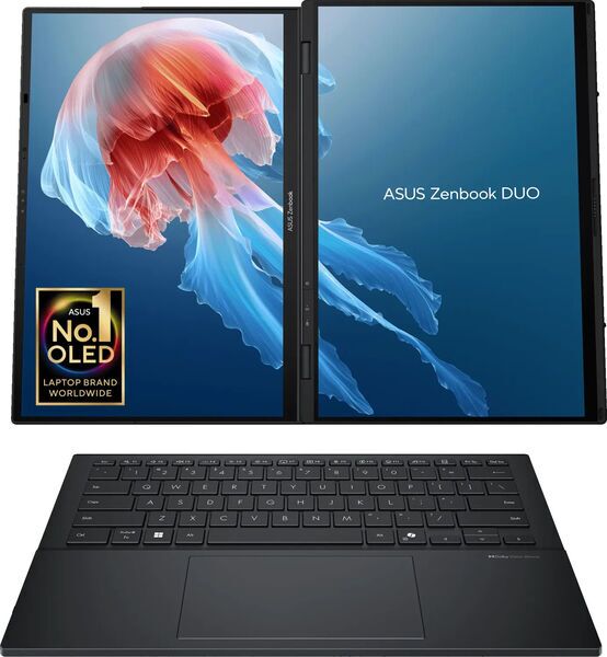 ASUS Zenbook Duo OLED UX8406CA | Core Ultra 9 285H | 14" | 32 GB | 2 TB SSD | 2880 x 1800 | Win 11 Home | AR 2
