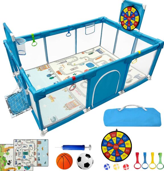 BabyJoy playpen | white, image 1 of 1