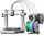 Bambu Lab A1 Combo 3D printer | gray/white, thumbnail 1 of 2