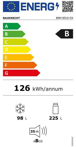 Bauknecht B9M 851S OX Refrigerator/freezer combination | silver 5