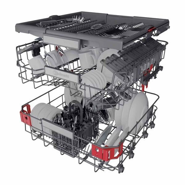 Bauknecht BK4FB14BN7A0X Dishwasher | silver, image 4 of 5