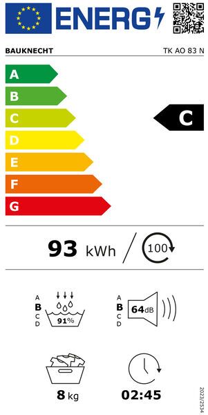 Bauknecht TK AO 83 N Heat pump dryer 8 kg | white 5