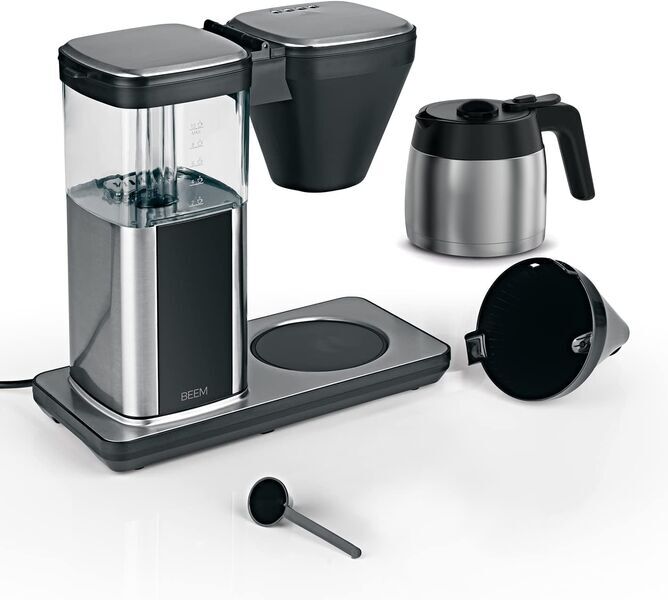 Beem Direct-Brew Filterkoffiezetapparaat Thermo | zwart/zilver 4